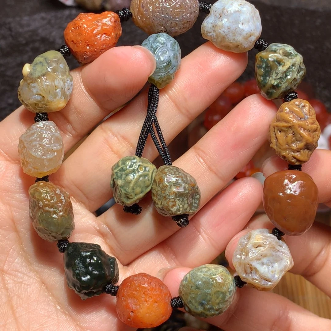 未镶嵌玛瑙/玉髓珠宝半成品