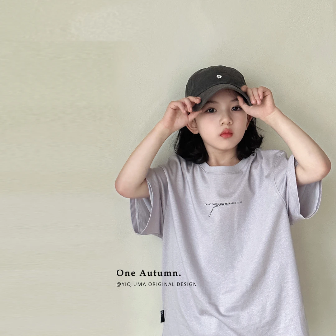 现货「壹秋.ONE AUTUMN」【夏日计划】短袖T恤女童夏薄上衣【CP99】