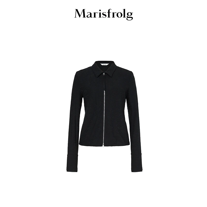 Marisfrolg玛丝菲尔25年冬季气质高级衬衫外套A1FZ42201