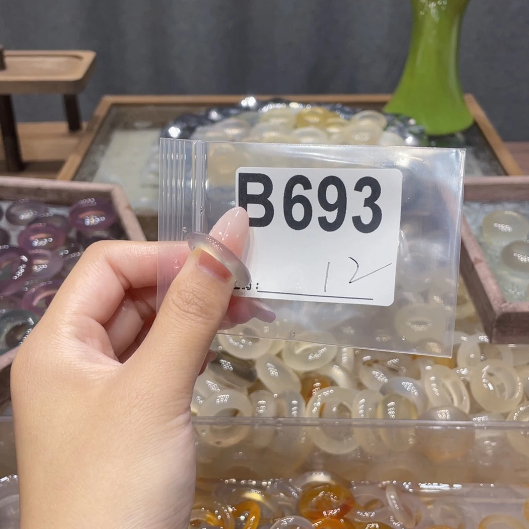 玛瑙/玉髓未镶嵌戒指693