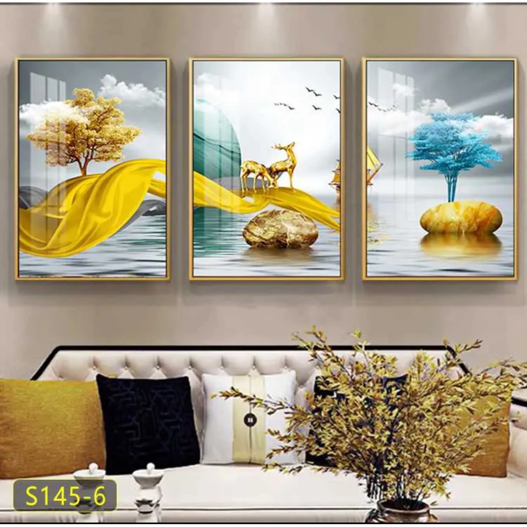 （新疆包邮）XSL33 高端客厅背景墙挂画小客厅沙发背景墙装饰画