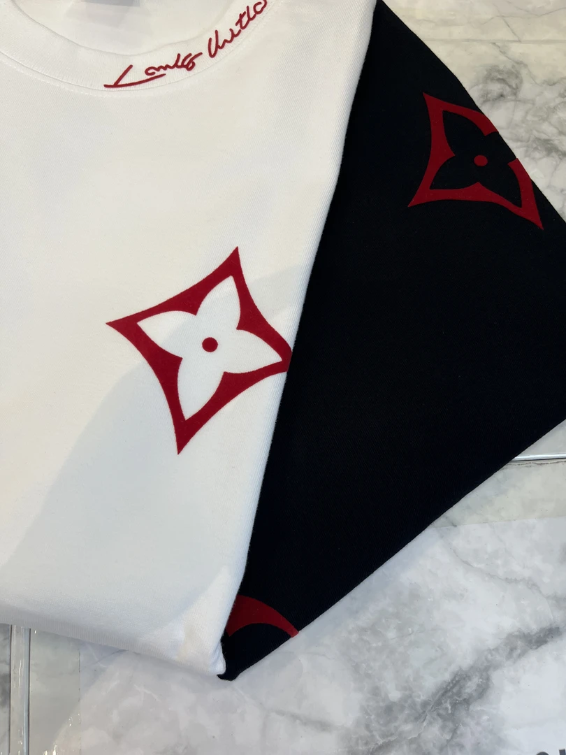 【43号链接-K36】重磅奢品潮牌纯棉T恤男女同款宽松短袖上衣