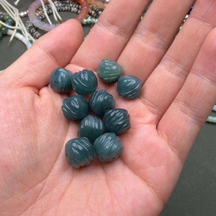 未镶嵌挂件翡翠翡翠扭矩珠一颗随机发11