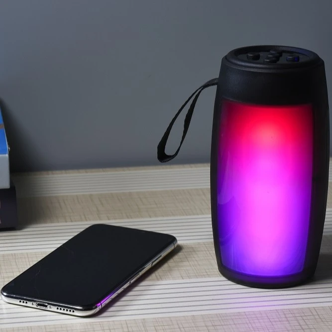 抖王616炫彩灯光音箱手提低音炮便携式小音响