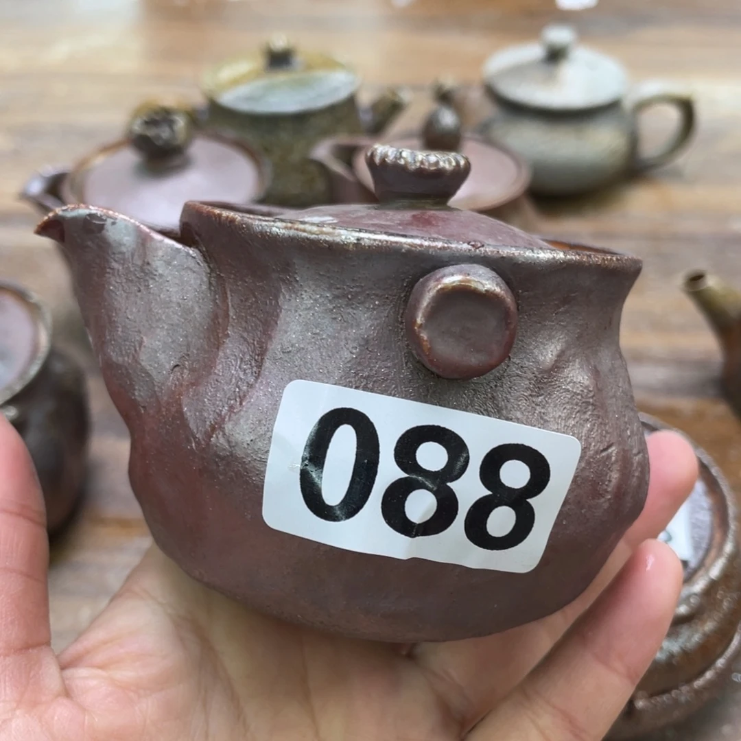 陶纯手工柴烧茶壶茶具瑕瑕