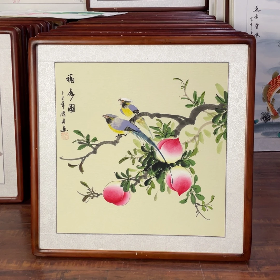 国画带框尺寸63*63厘米