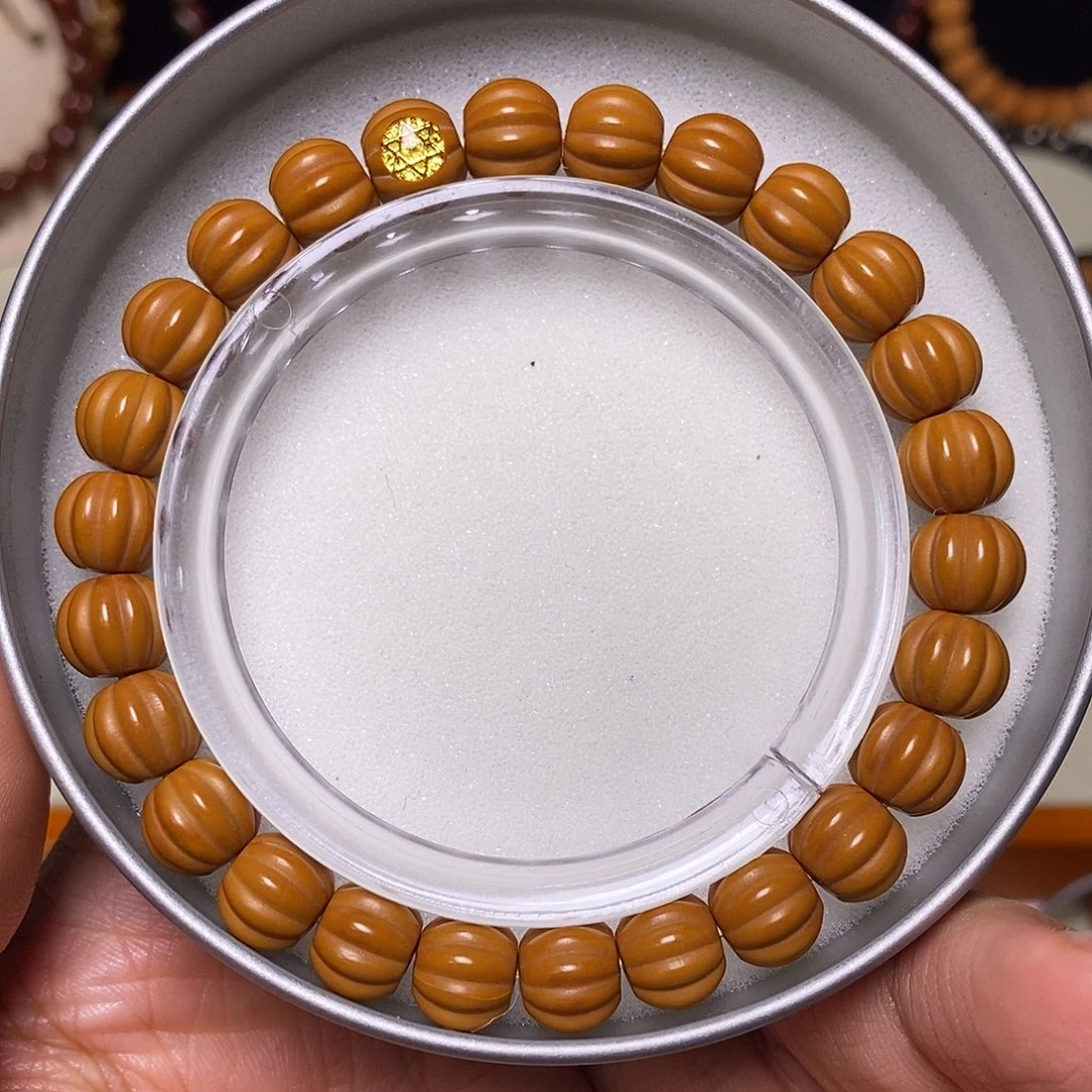 猴头核桃手串多瓣瓜珠尺寸9+全品精工