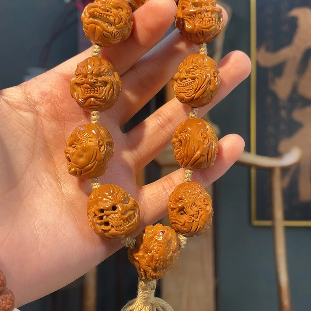 真***要橄榄核手串/手链双面恶僧