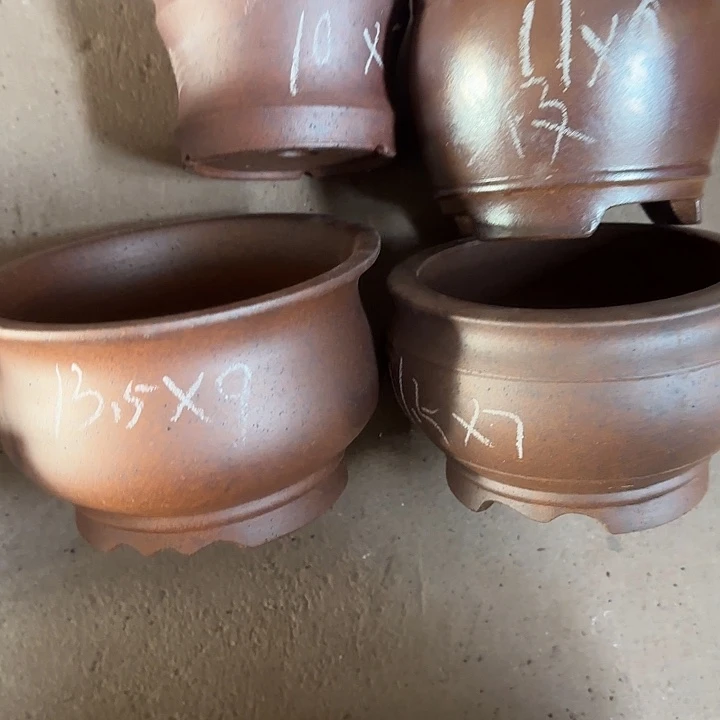 花盆紫砂微瑕放漏