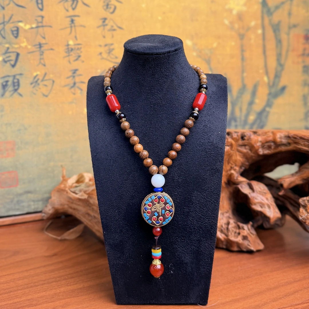 DA 1267-花梨木尼泊尔平安牌平安牌（无礼盒）