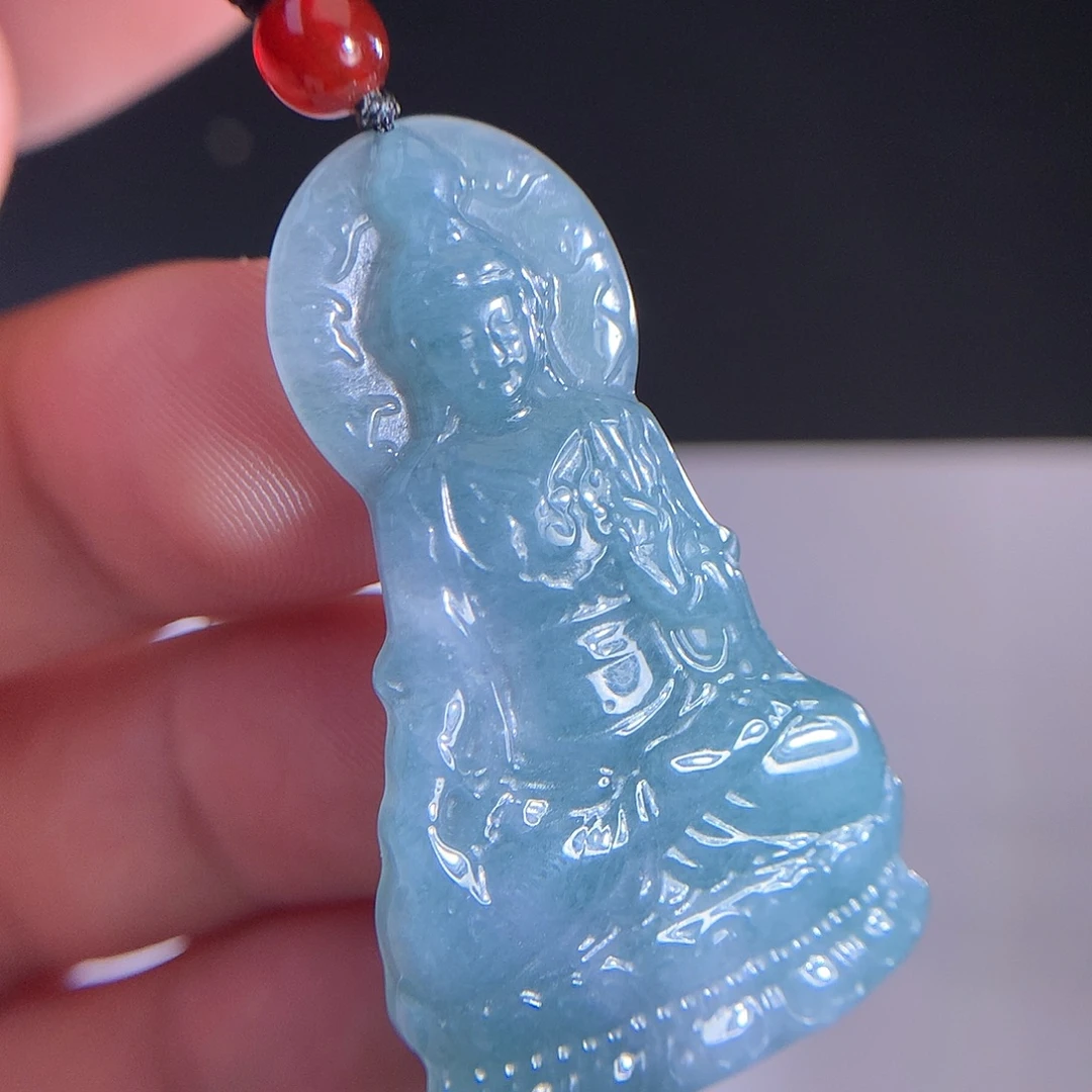 翡翠未镶嵌吊坠(不含链)天然A货翡翠时尚气质女款吊坠挂坠