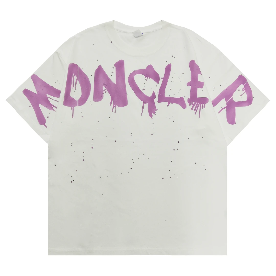 【7A抗菌，】新款重磅T恤百搭简约复古宽松上衣潮流1576