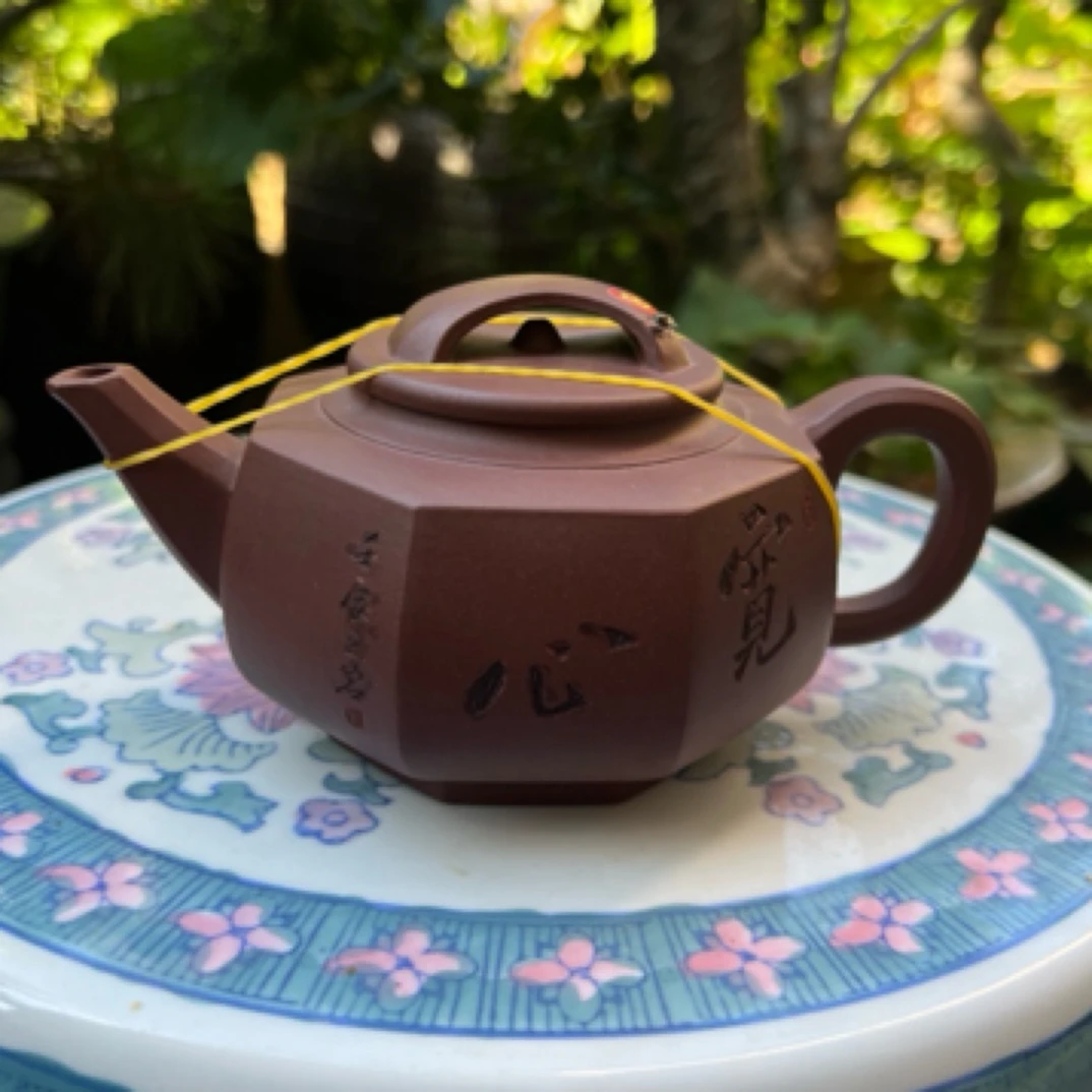 周丽丹八方牛盖紫砂壶