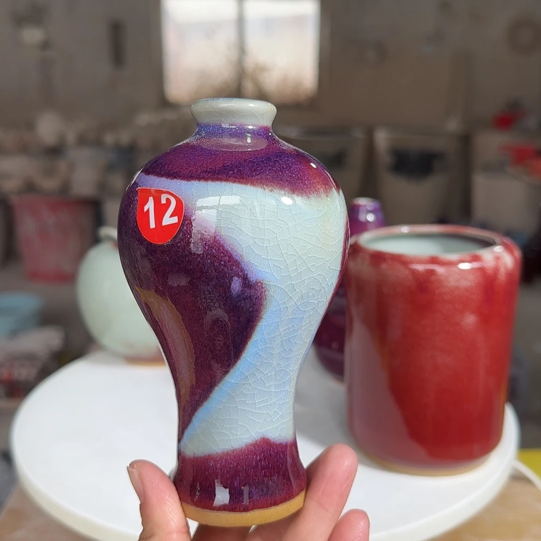 陶摆件郑家钧瓷摆件微瑕