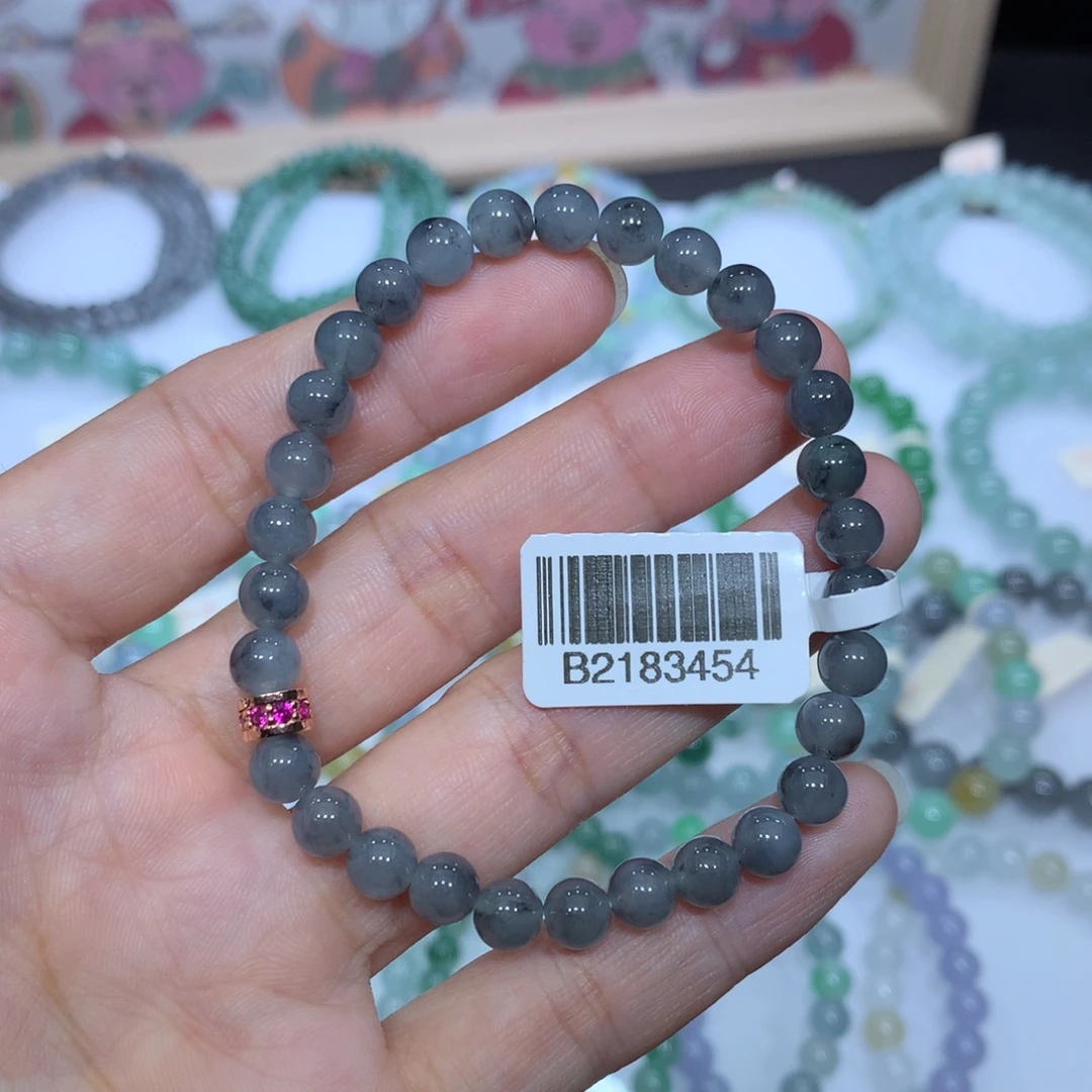 翡翠未镶嵌手链天然