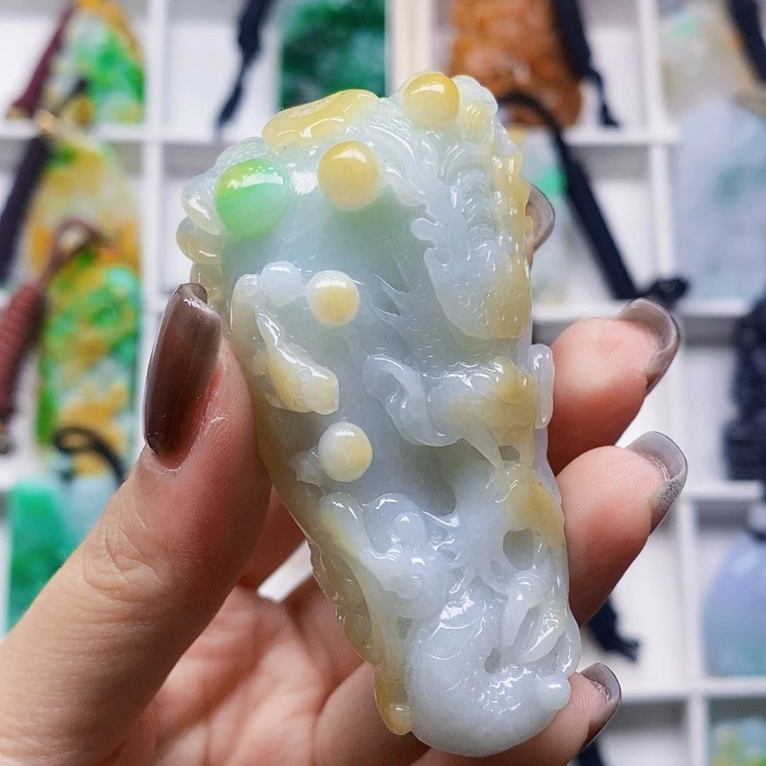 定制翡翠未镶嵌天然翡翠A货
