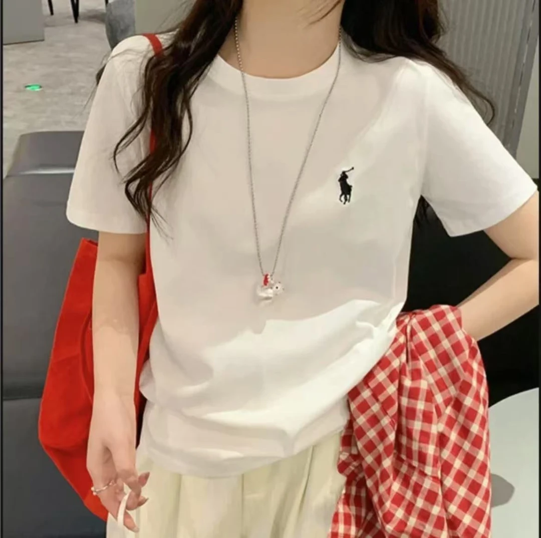 BQ【宠粉福利】LY上新女款时尚休闲百搭夏季潮流春夏t恤圆领印花短T