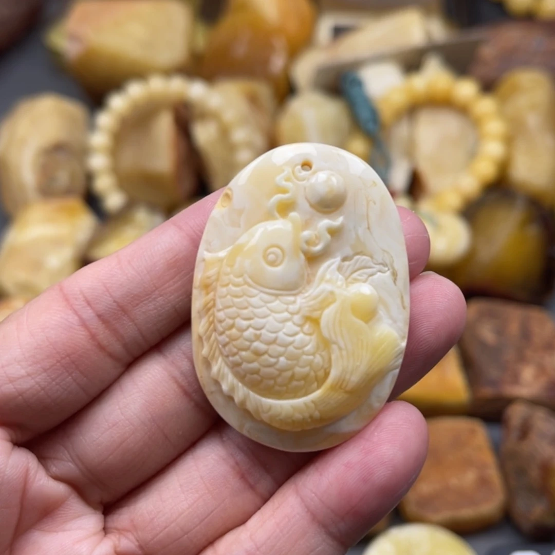 【闪购商品】未镶嵌定制琥珀天然琥珀蜜蜡原石定制