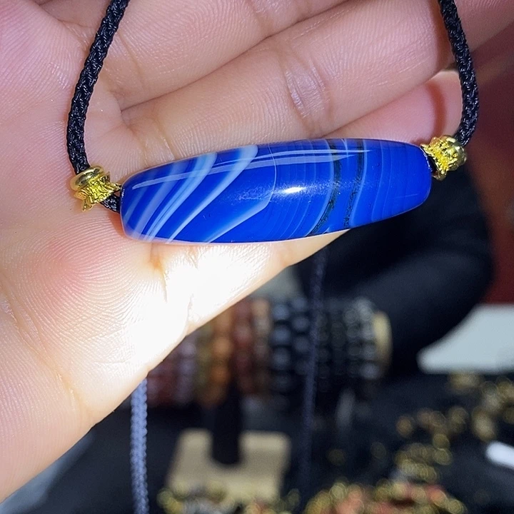 玛瑙/玉髓合金颈饰