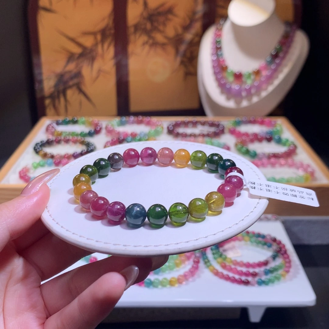 未镶嵌手链碧玺碧玺