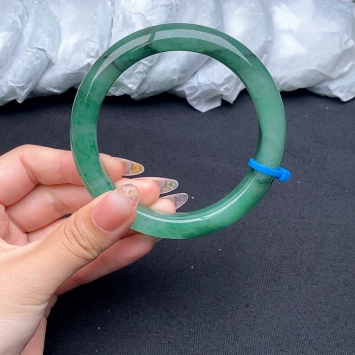 竹牌天然A货非洲翠手镯12