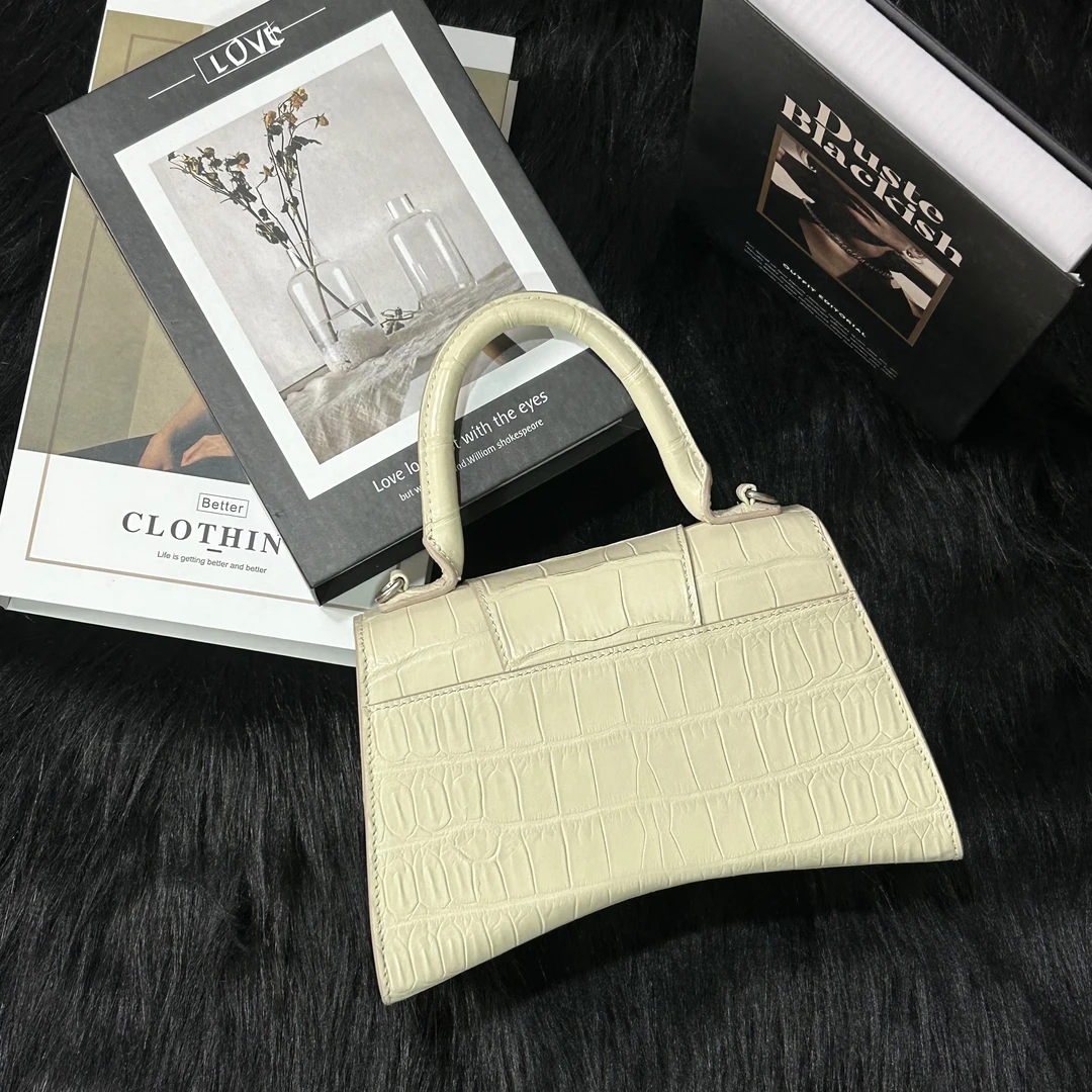 sl19鳄鱼皮拼接系列-小众轻奢鳄鱼皮女包