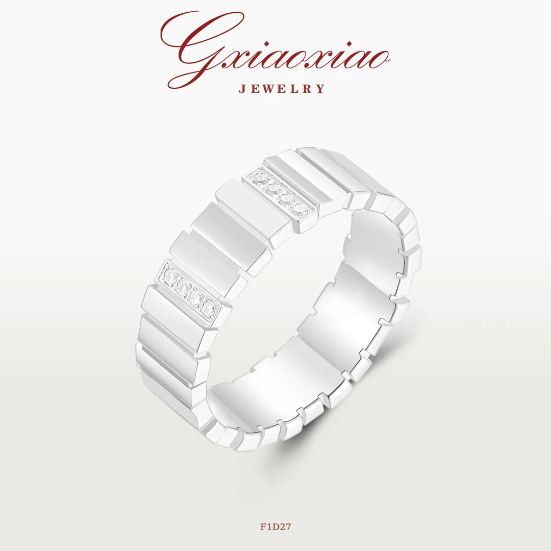 G XIAOXIAO 镀K金 气质时尚精致百搭不规则戒指 F1D27 ND13