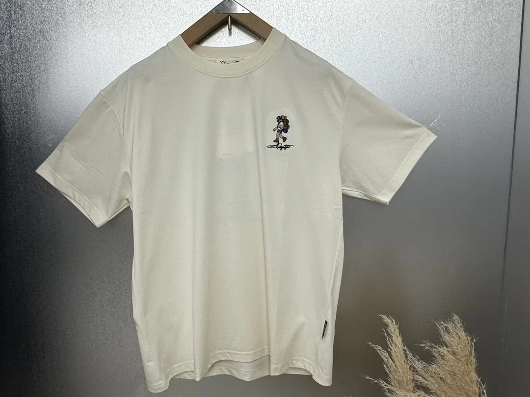 T-3016夏季字母印花百搭T恤-登山者
