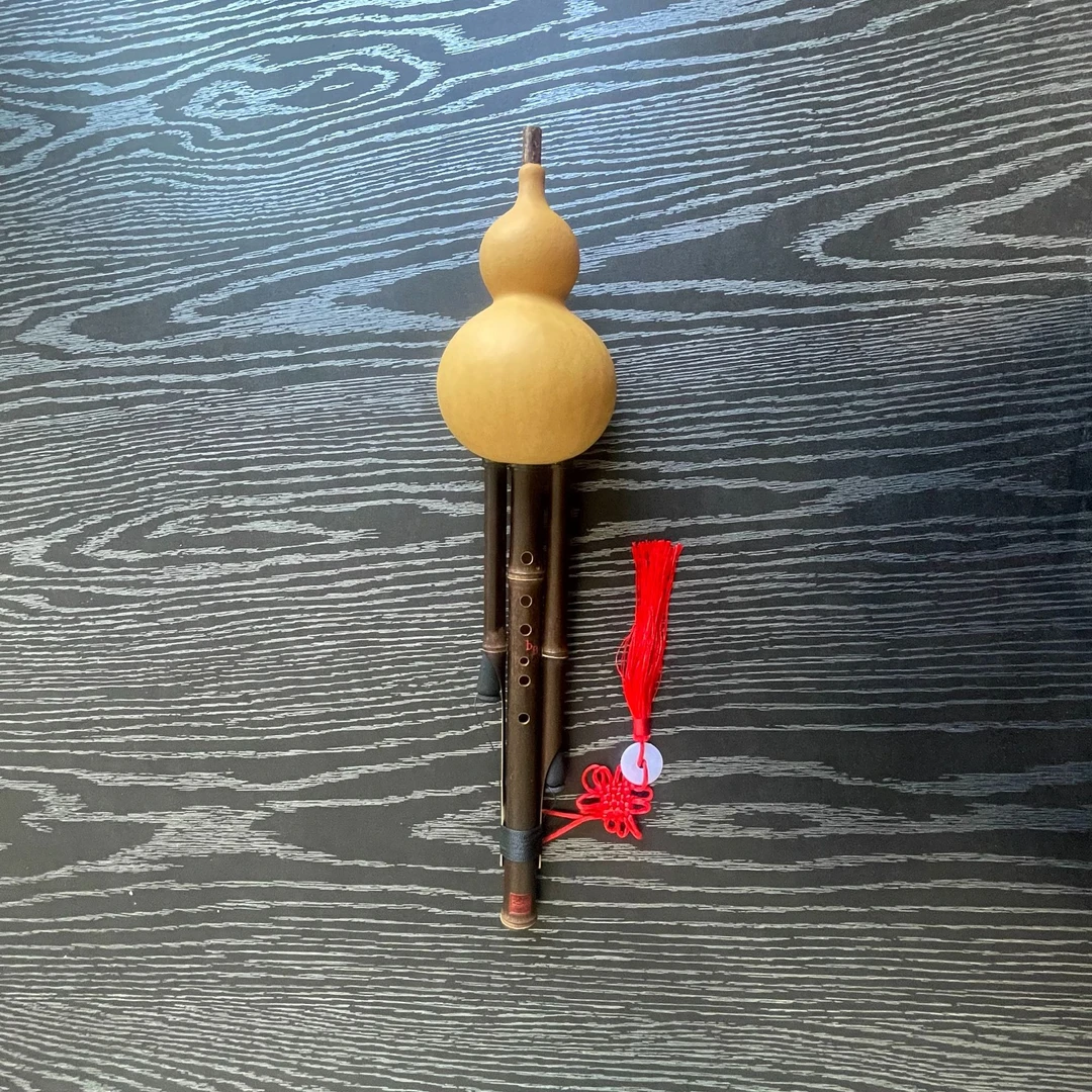 天然紫竹原生态绑线款七孔专业演奏葫芦丝