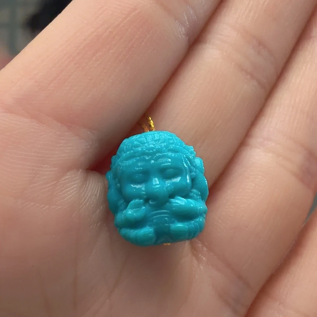 绿松石未镶嵌颈饰