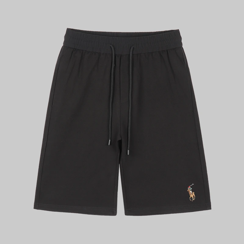 男士休闲马球拼接短裤