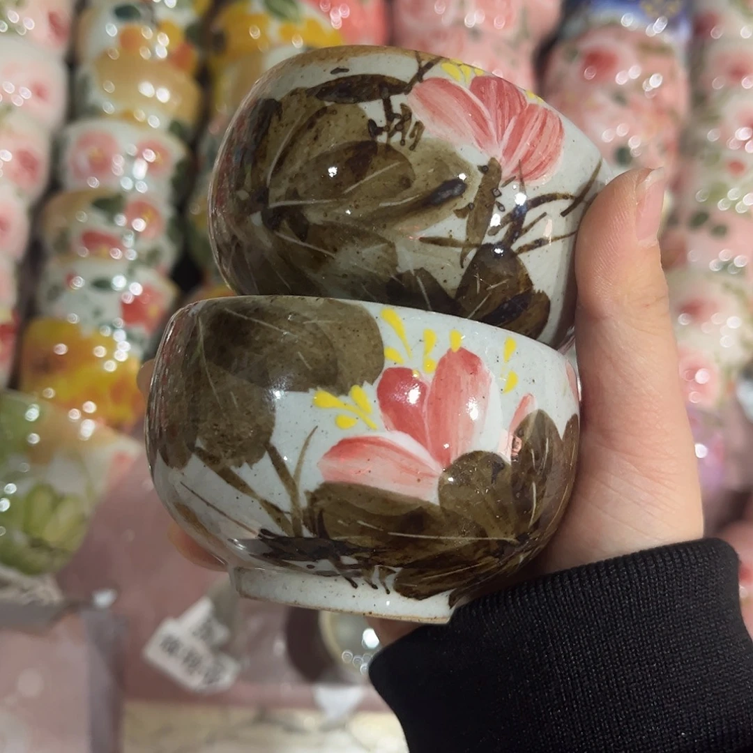 陶泥景德镇手工手绘高温釉下彩