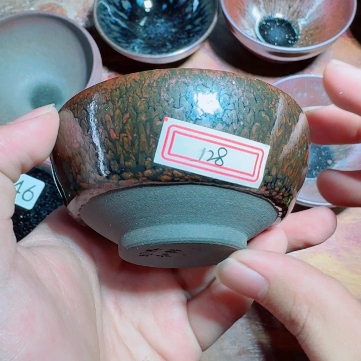 波***子茶盏套餐一盒装哦就