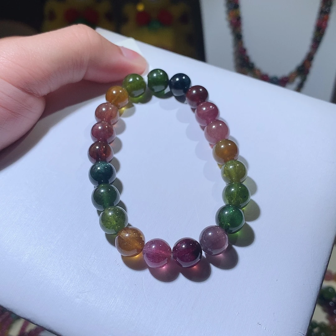 碧玺手串未镶嵌碧玺