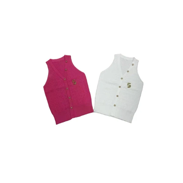 【SMVP】时尚夏季水洗毛针织衫针织衫打底休闲百搭 631玫红+白