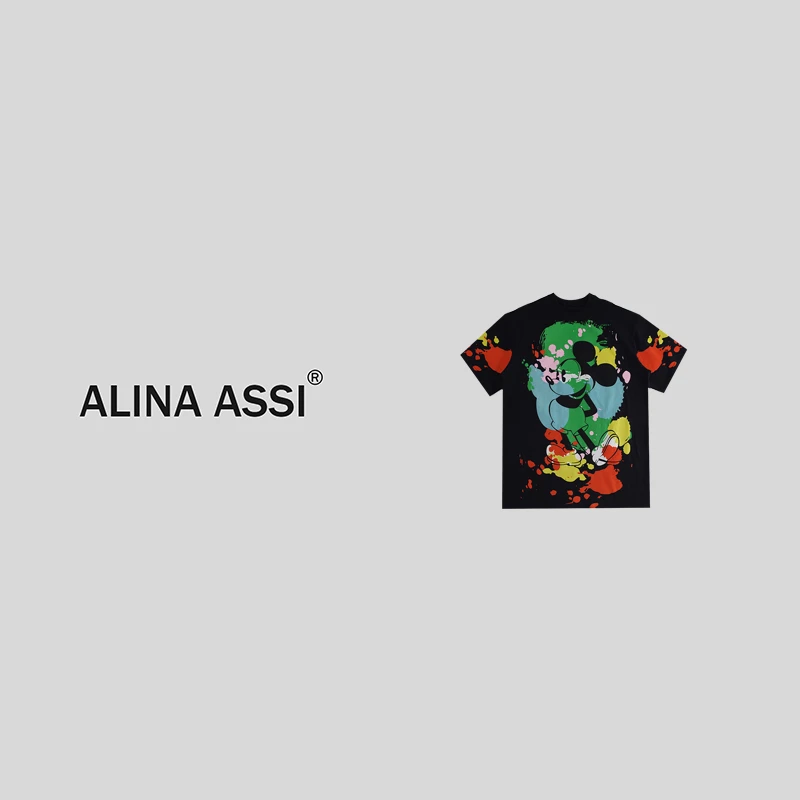 【大瑶家】2025春夏新款百搭时尚T恤简约显瘦短袖上衣W258