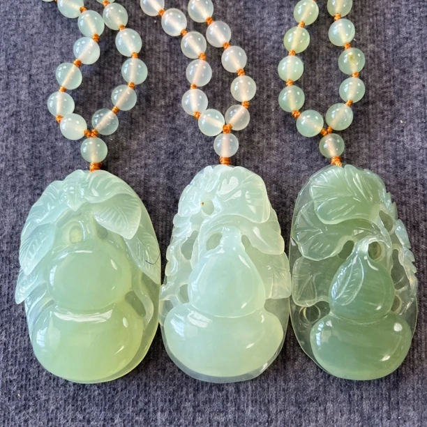 岫玉葫芦吊坠多样性发其一