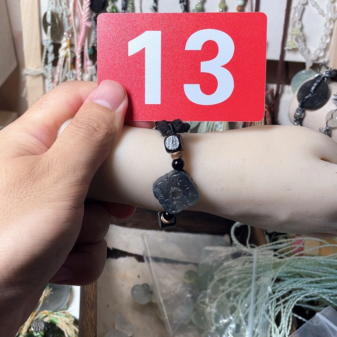 蛇纹石玉合金颈饰