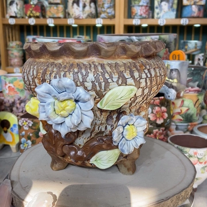 红陶景德镇艺术手绘作品