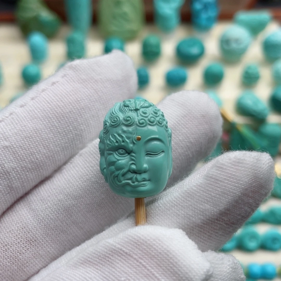 未镶嵌绿松石珠宝奇石