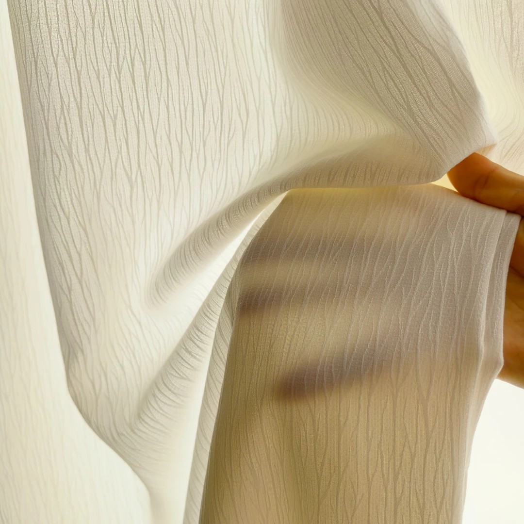 【发财树纱帘不带黑边】2028-21 3米成品定型大样不带黑边没有版本