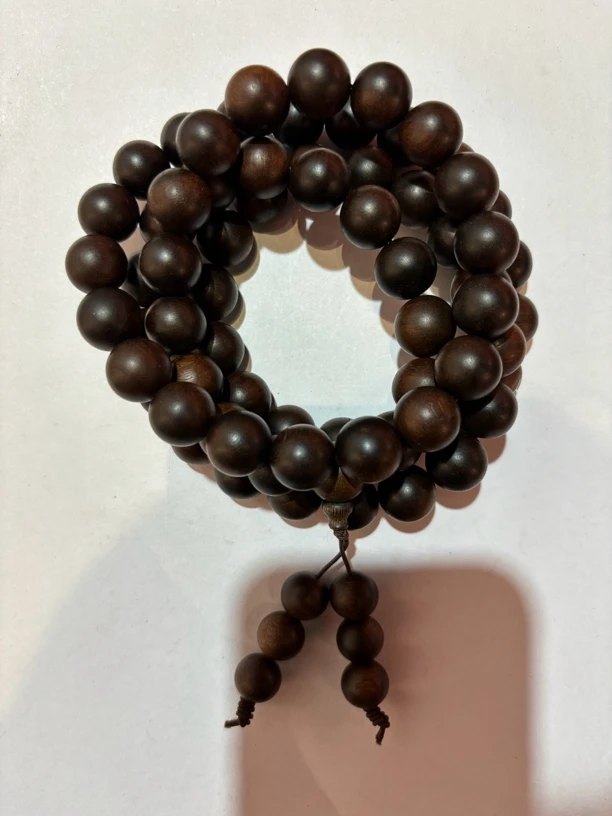 沉香 海南霸王岭若骨香帝王紫奇楠长串1.4（c001）