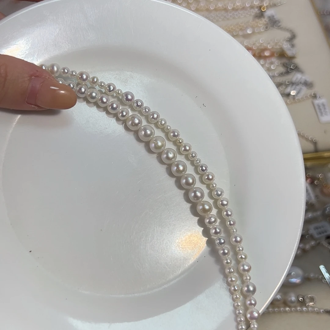 @****淡水珍珠天然淡水珍珠钛钢
