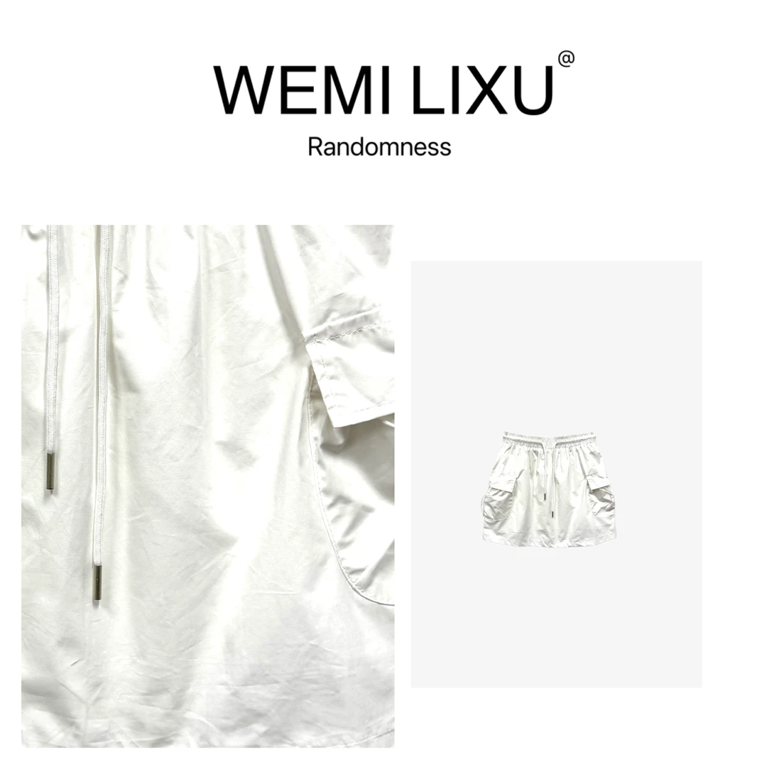WEMI LIXU“随性街区”春夏时尚百搭女装工装半身短裙遮胯显瘦2126