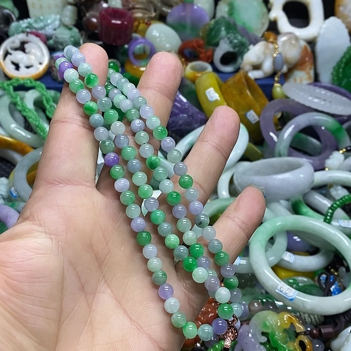 颈饰未镶嵌翡翠缅甸翡翠首饰配饰