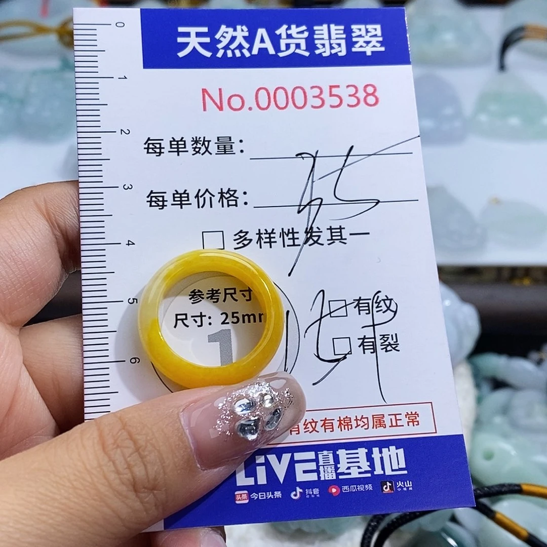 翡翠未镶嵌颈饰3538