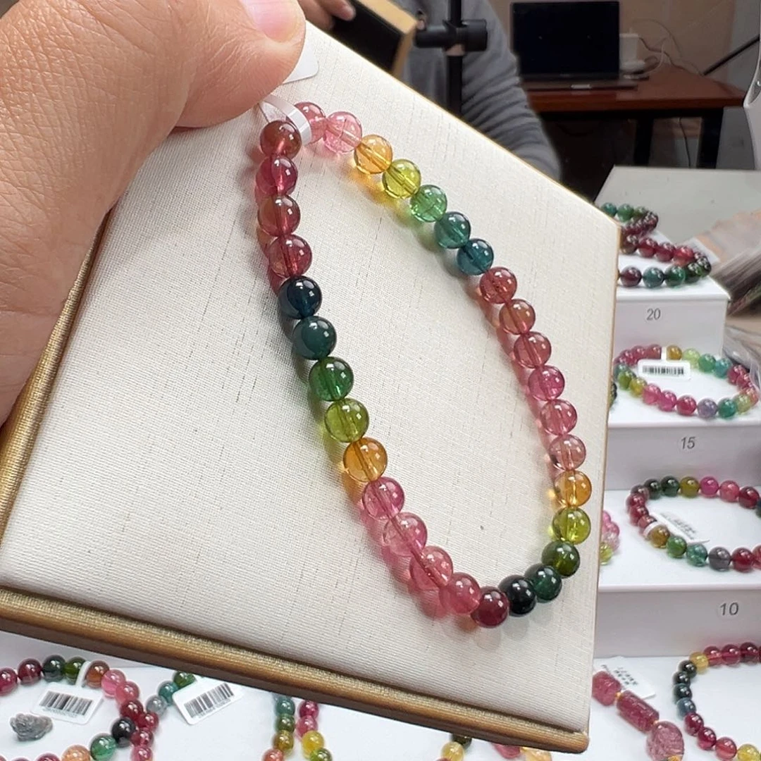 碧玺未镶嵌手串6mmmmmmmmmm