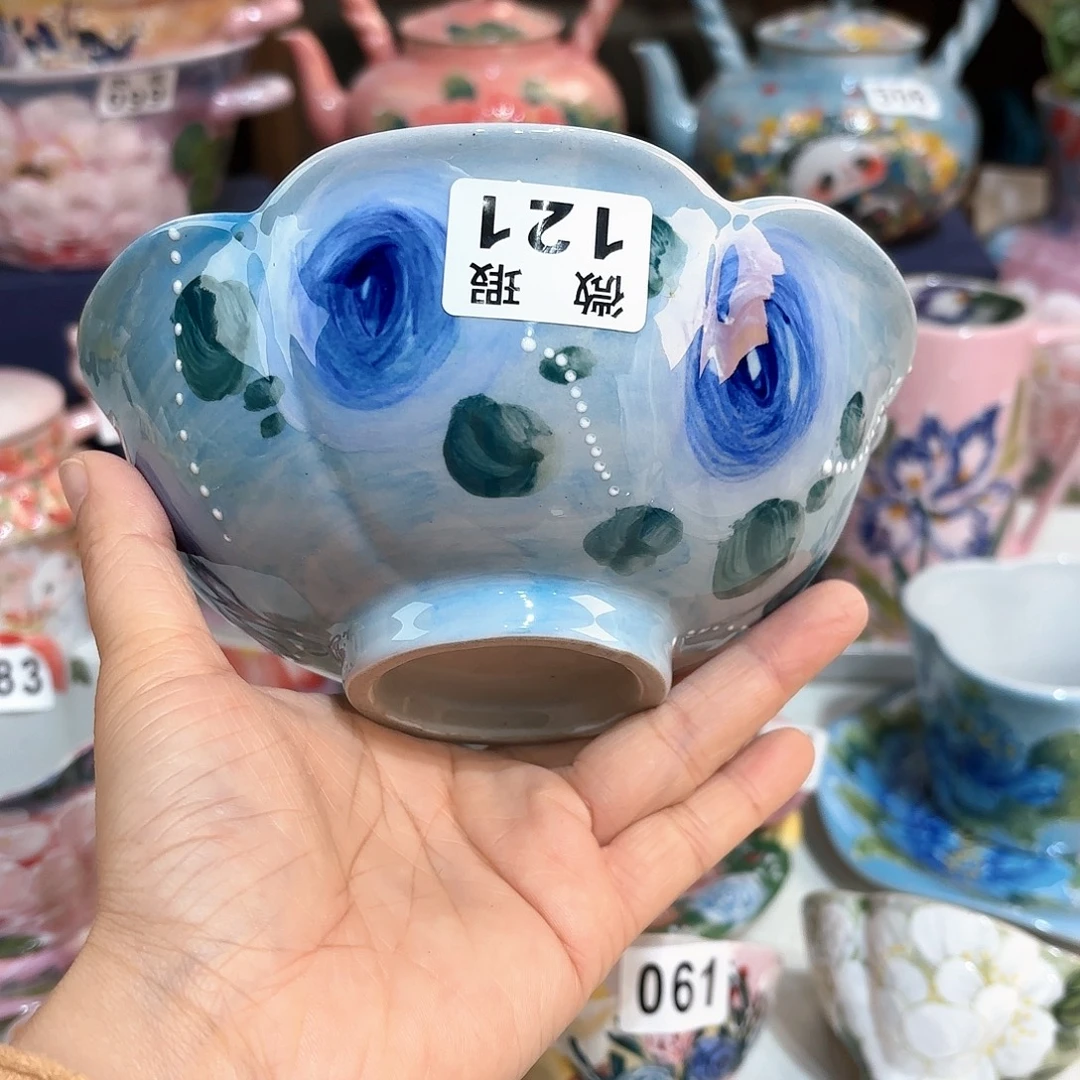 一***求景德镇手绘高温釉下彩陶瓷茶具