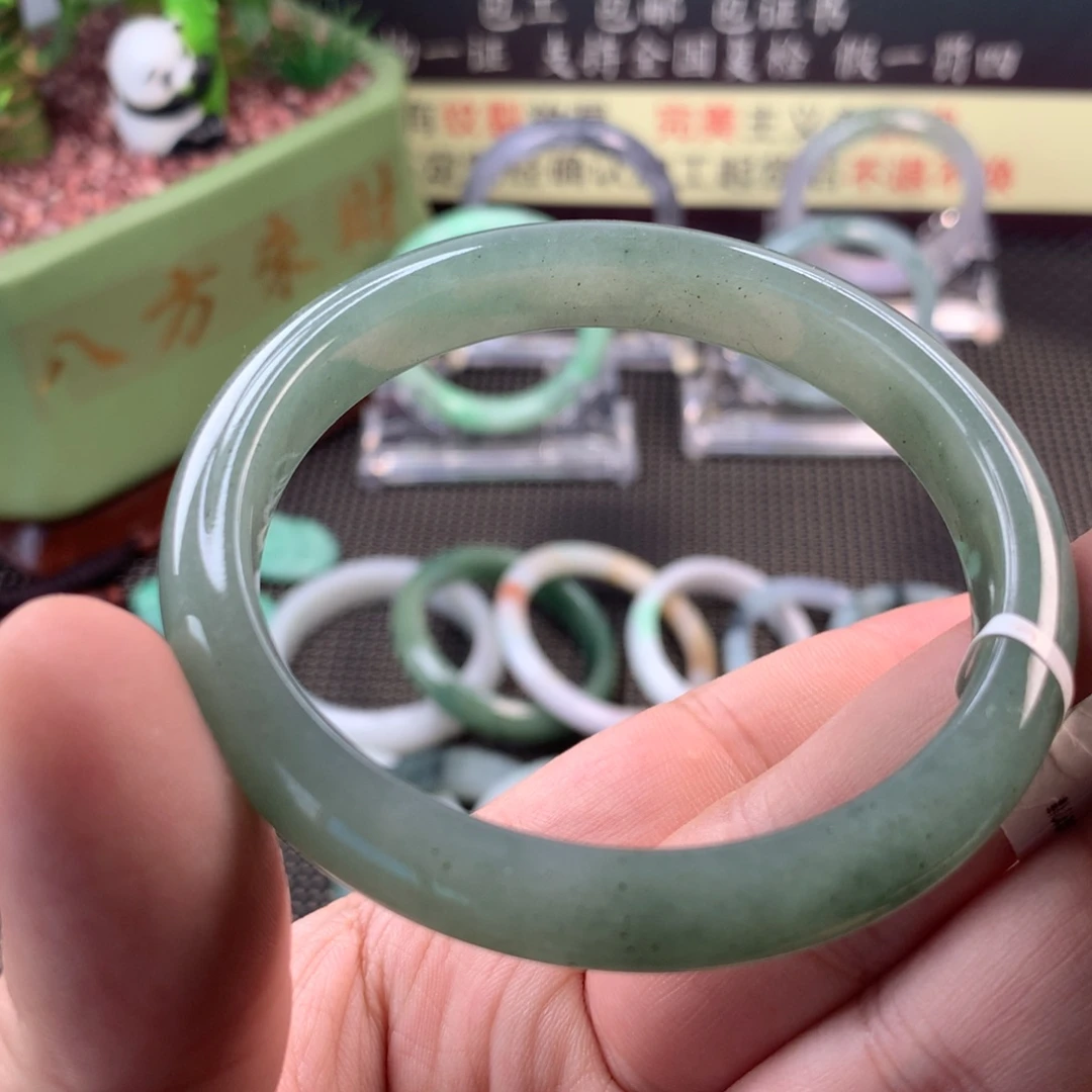 定制翡翠未镶嵌57、58正圈