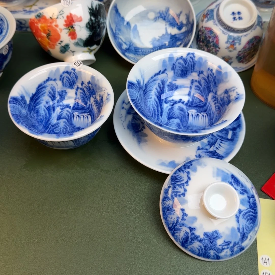 简***～彦祖纯手工手绘茶具